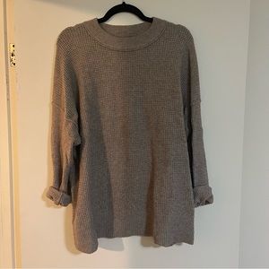 Aerie Tan Oversized Sweater size small